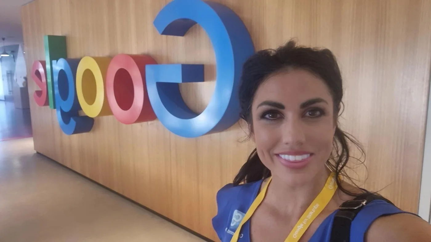 Erin Bell, founder of Co-Connect, at the Google office in Sydney on the first day of the accelerator bootcamp