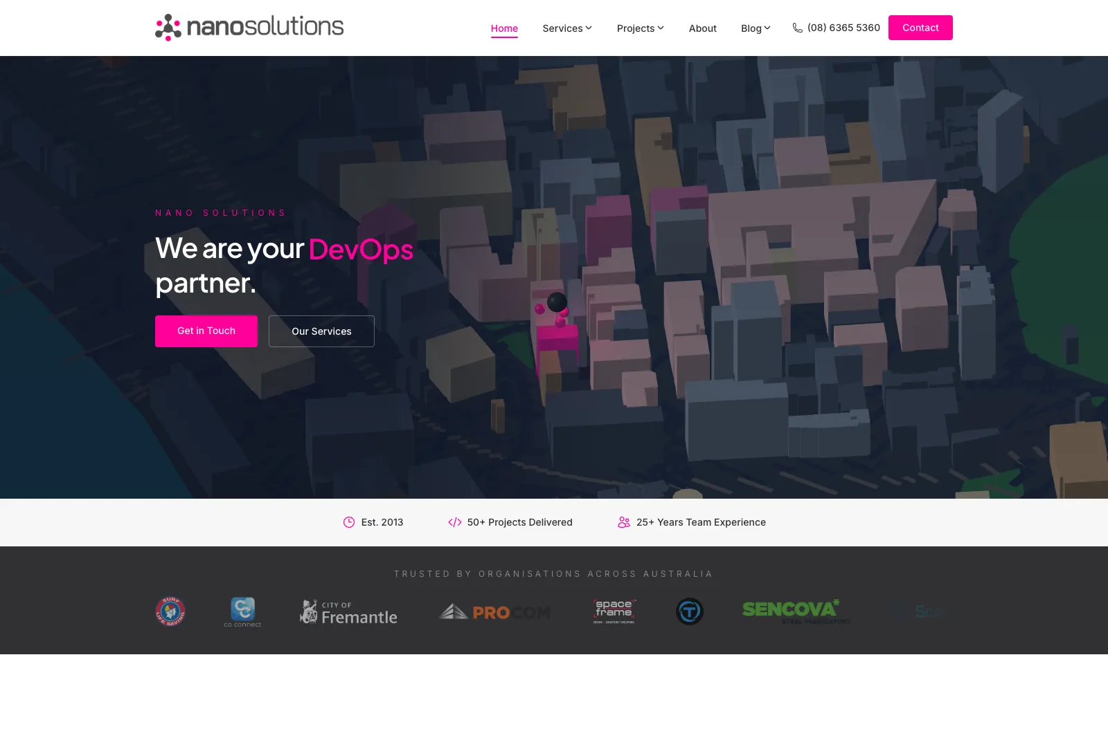 Nano Solutions Website